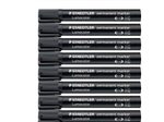 STAEDTLER Lumocolor Permanentmarker 2,0 mm schwarz - 10 Stück