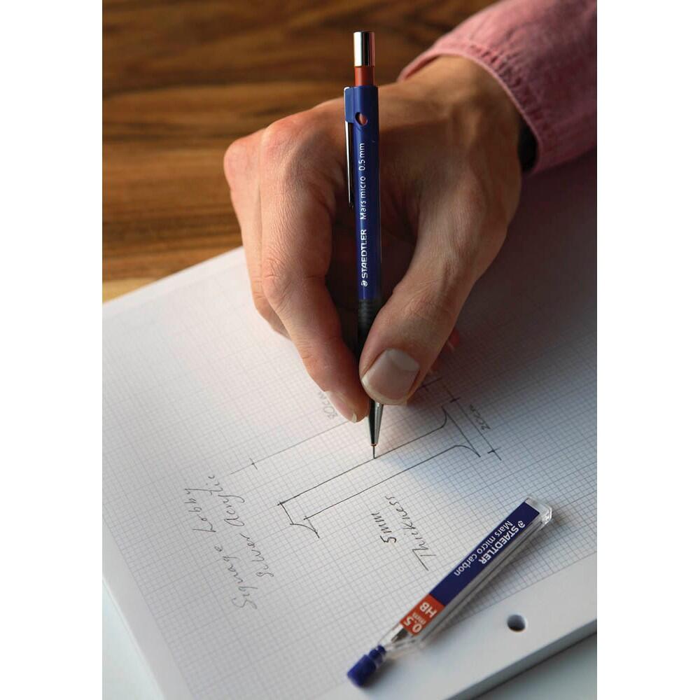 STAEDTLER MARSMICRO Druckbleistift HB 0,5 mm - blau