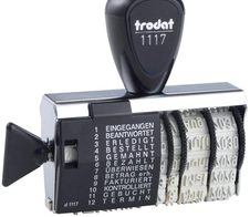 trodat Datumstempel 1117 mit Text Classic