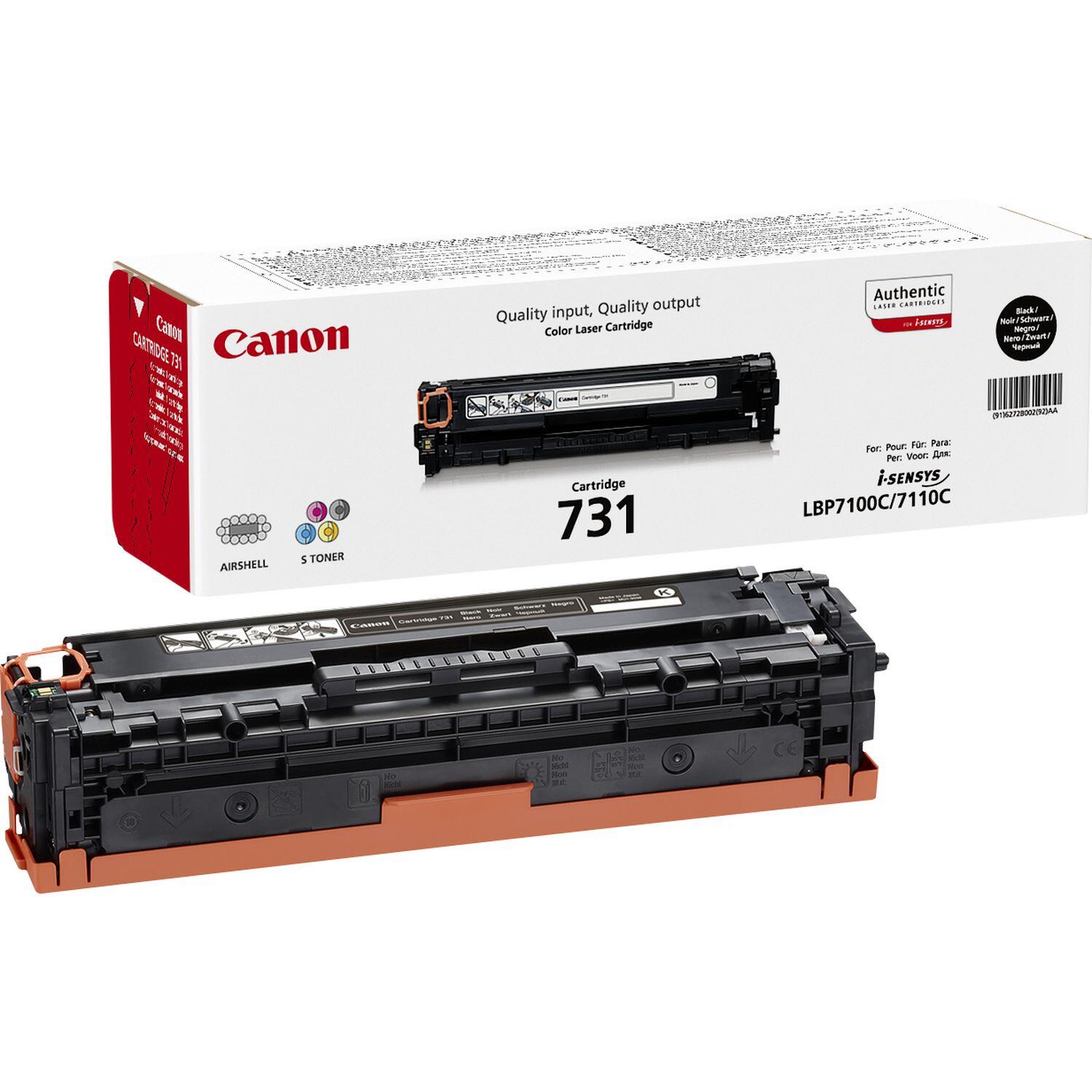 Canon Original Toner 731BK schwarz 1.400 Seiten (6272B002)