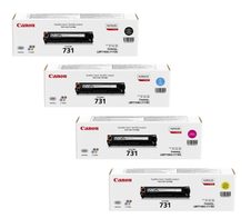 Canon Original Toner 731-Serie 4er Set schwarz, cyan, magenta, gelb