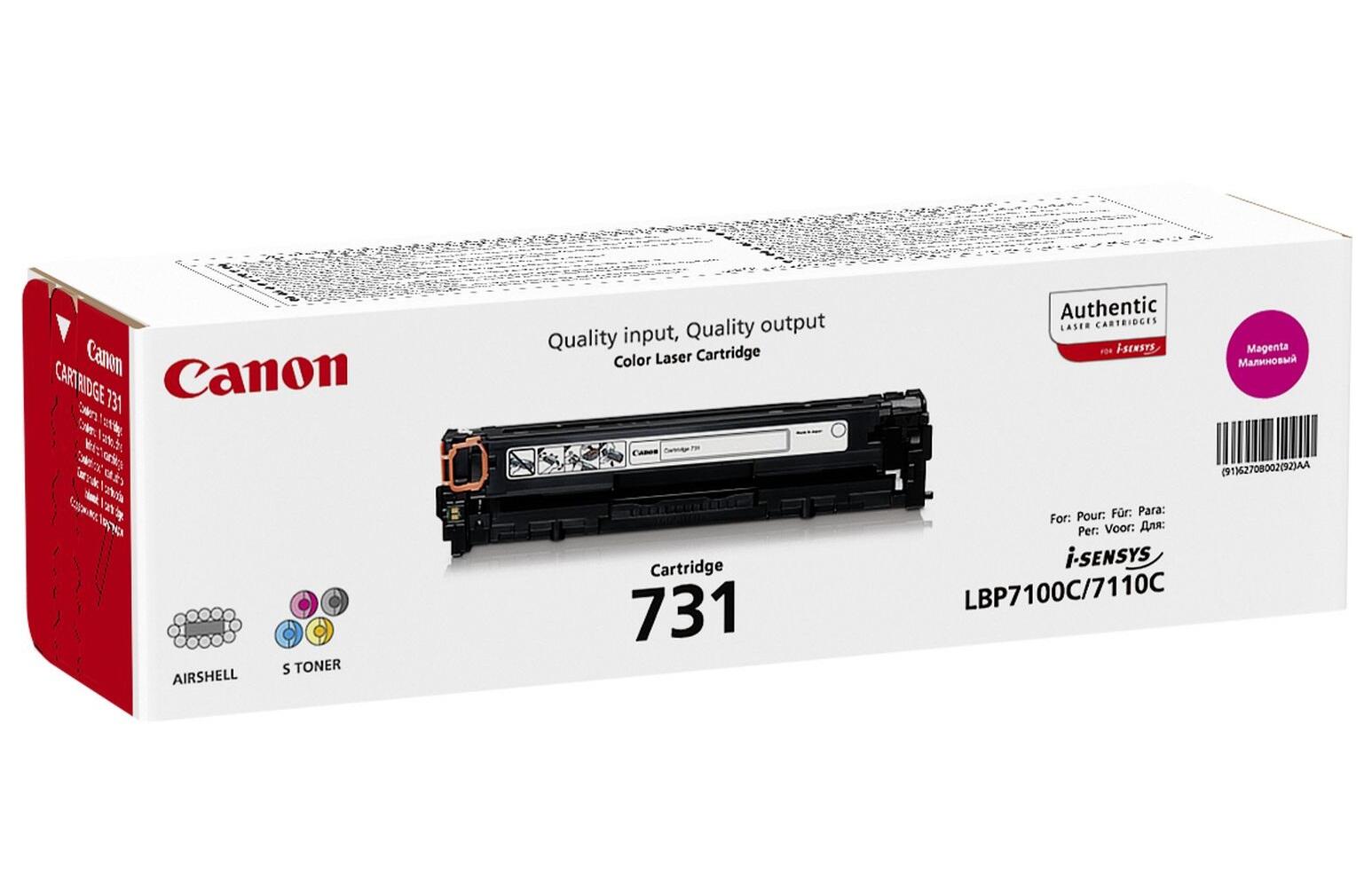 Canon Original Toner 731M magenta 1.500 Seiten (6270B002)