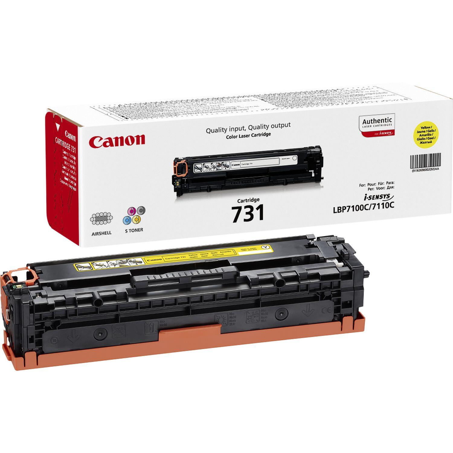 Canon Original Toner 731Y gelb 1.500 Seiten (6269B002)