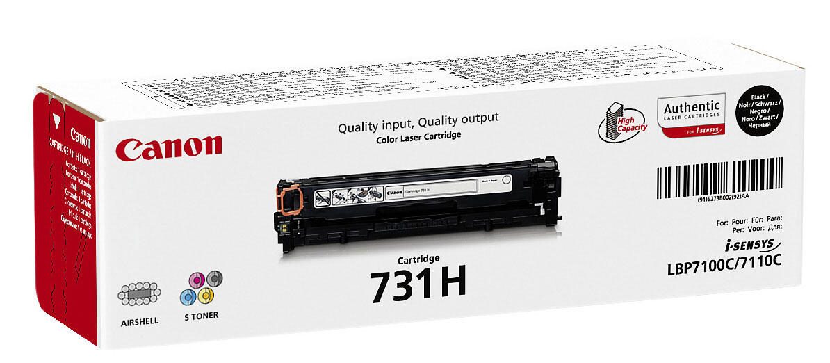 Canon Original Toner 731H schwarz hohe Kapazität 2.400 Seiten (6273B002)