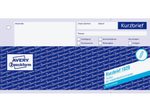 AVERY Zweckform Kurzbrief 1/3 DIN A4 Formularbuch 1020 - 100 Blatt