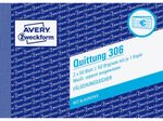 AVERY Zweckform Quittung, MwSt. separat ausgewiesen Formularbuch 306 - 2 x 50 Blatt