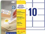 AVERY Zweckform Etiketten L4744REV-25 weiß 96,0 x 50,8 mm - 300 Stück