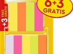 Post-it® Page Marker 6x 100 Blatt + 3 gratis - 15 x 50 mm - violett, neongrün, neongelb, neonpink, neonorange
