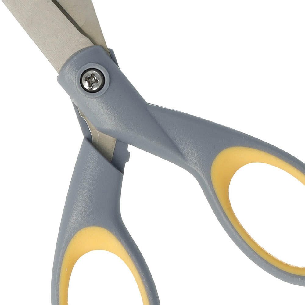 WESTCOTT Papierschere TITANIUM Super 18,0 cm - grau-gelb