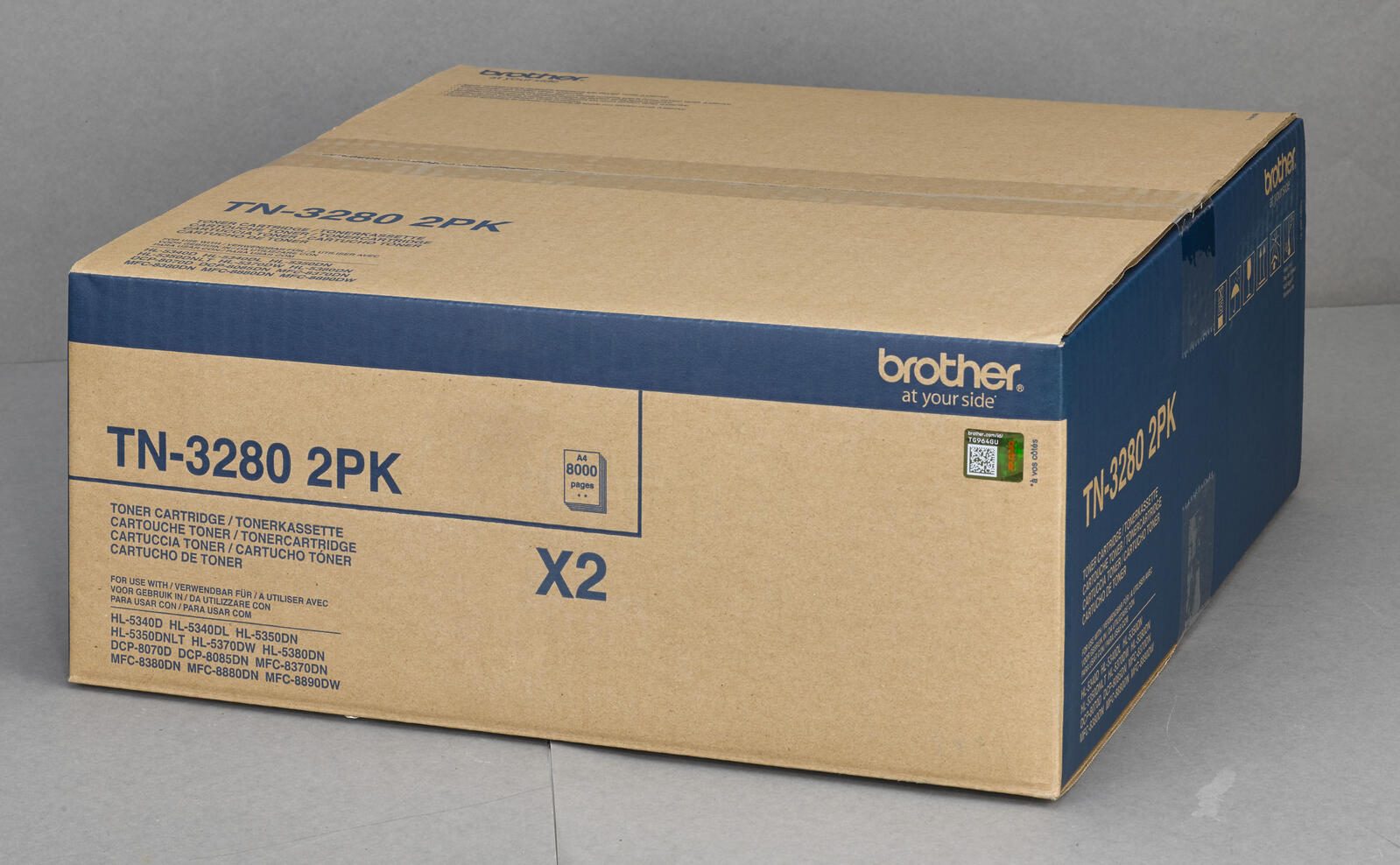 Brother Original TN3280 Toner Doppelpack schwarz 2x 8.000 Seiten (TN-3280TWIN)