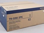 Brother Original TN3280 Toner Doppelpack schwarz 2x 8.000 Seiten (TN-3280TWIN)