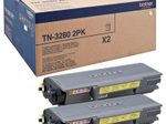 Brother Original TN3280 Toner Doppelpack schwarz 2x 8.000 Seiten (TN-3280TWIN)