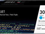 HP Original 304A Toner Tri-Pack cyan, magenta, gelb 2.800 Seiten (CF372AM)