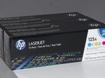 HP Original 125A Toner Tri-Pack cyan, magenta, gelb 1.400 Seiten (CF373AM)