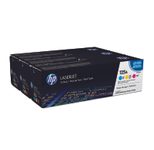 HP Original 125A Toner Tri-Pack cyan, magenta, gelb 1.400 Seiten (CF373AM)