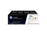 HP Original 125A Toner Tri-Pack cyan, magenta, gelb 1.400 Seiten (CF373AM)