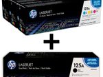 HP Original 125A Toner 5er Set schwarz (2), cyan, magenta, gelb