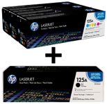 HP Original 125A Toner 5er Set schwarz (2), cyan, magenta, gelb
