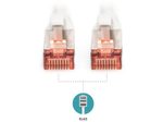 DIGITUS Patch-Kabel RJ-45 (M) zu RJ-45 (M) 10m Kupfer S/FTP Cat 6 grau (DK-1644-100)