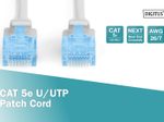 DIGITUS Patch-Kabel RJ-45 (M) zu RJ-45 (M) 30 m CCA U/UTP Cat 5e grau (DK-1512-300)