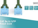 DIGITUS Patch-Kabel RJ-45 (M) zu RJ-45 (M) 2 m CCA U/UTP Cat 5e grün (DK-1512-020/G)