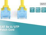 DIGITUS Patch-Kabel RJ-45 (M) zu RJ-45 (M) 5 m CCA U/UTP Cat 5e gelb (DK-1512-050/Y)