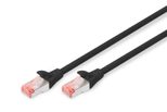 DIGITUS Patch-Kabel RJ-45 (M) zu RJ-45 (M) 10m Kupfer S/FTP Cat 6 schwarz (DK-1644-100/BL)