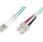 DIGITUS Professional - Patch-Kabel - LC Multi-Mode (M) bis SC multi-mode (M) - 1 m - Glasfaser - Duplex DK-2532-01-4