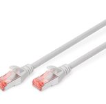 DIGITUS Patch-Kabel RJ-45 (M) zu RJ-45 (M) 1m Kupfer S/FTP Cat 6 grau (DK-1644-010)