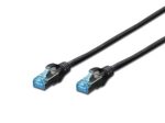 DIGITUS Patch-Kabel RJ-45 (M) zu RJ-45 (M) 2m Kupfer SF/UTP Cat 5e schwarz (DK-1531-020/BL)