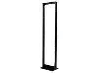 APC AR201 NetShelter-Rack mit 2 Pfosten, 45 U, 12-24 Gewindelöcher, schwarz
