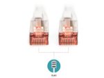 DIGITUS Patch-Kabel RJ-45 (M) zu RJ-45 (M) 7m Kupfer S/FTP Cat 6 grau (DK-1644-070)
