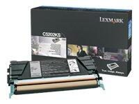 Lexmark Original Toner Standard Variante - C520 schwarz 1500 Seiten (C5202KS)