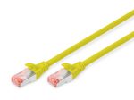 DIGITUS Patch-Kabel RJ-45 (M) zu RJ-45 (M) 1m Kupfer S/FTP Cat 6 gelb (DK-1644-010/Y)