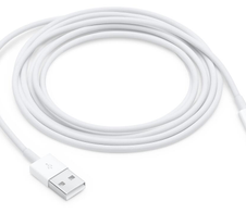 Apple Kabel von Lightning auf USB 2 Meter, weiß