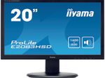 iiyama Monitor ProLite E2083HSD-B1 LED-Display 49,4 cm (20") schwarz
