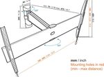 Vogel's BASE 25 L TV-Wandhalterung für 102-165 cm (40-65")