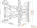 Vogel's BASE 45 L TV-Wandhalterung für 102-165 cm (40-65")