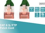 DIGITUS Patch-Kabel RJ-45 (M) zu RJ-45 (M) 0.5m Kupfer S/FTP Cat 6 grün (DK-1644-005/G)