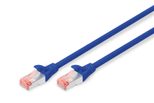 DIGITUS Patch-Kabel RJ-45 (M) zu RJ-45 (M) 1m Kupfer S/FTP Cat 6 blau (DK-1644-010/B)