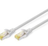 DIGITUS Patch-Kabel RJ-45 (M) zu RJ-45 (M) 0.5m Kupfer S/FTP Cat 6a grau (DK-1644-A-005)