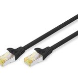 DIGITUS Patch-Kabel RJ-45 (M) zu RJ-45 (M) 7m Kupfer S/FTP Cat 6a schwarz
