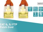 DIGITUS Patch-Kabel RJ-45 (M) zu RJ-45 (M) 7m Kupfer S/FTP Cat 6a rot (DK-1644-A-070/R)