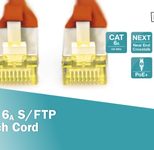 DIGITUS Patch-Kabel RJ-45 (M) zu RJ-45 (M) 10m Kupfer S/FTP Cat 6a rot (DK-1644-A-100/R)