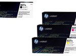 HP Original 827A Toner 4er Set schwarz, cyan, magenta, gelb