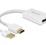 DeLOCK Adapter HDMI-A zu DisplayPort 1.2 weiß