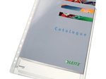 LEITZ Prospekthüllen DIN A4 transparent genarbt 0,17 mm - 5 Stück