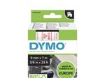 DYMO® Original D1-Schriftband für LabelManager™ 9mm x 7m - rot auf weiss