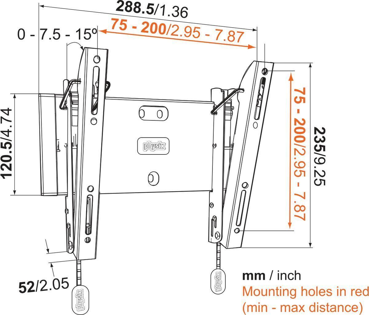 Vogel's BASE 15 S TV-Wandhalterung für 48-104 cm (19-40")
