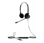 Jabra BIZ 2300 USB MS Duo Headset On-Ear kabelgebunden